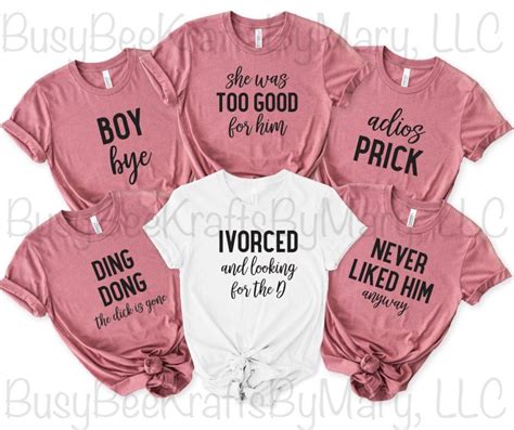 divorce party t-shirts